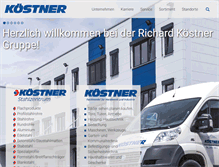 Tablet Screenshot of koestner.de